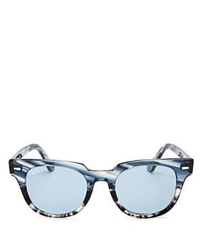 Shop Ray Ban Ray-ban Women's Wayfarer Sunglasses, 50mm In Blue Gray/light Blue