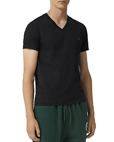 Burberry Jadford Jersey T shirt In Black ModeSens