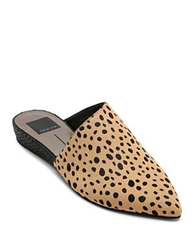 Shop Dolce Vita Women's Ekko Calf Hair Mules In Leopard