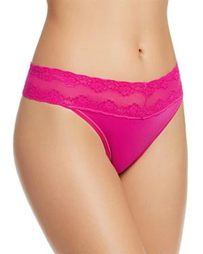 Shop Natori Bliss Perfection Thong In Honeysckle