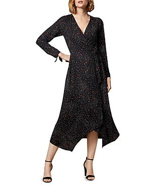 karen millen star print midi dress