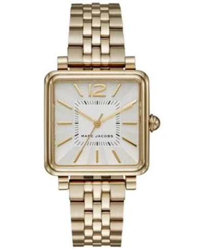 Shop Marc Jacobs Women's Vic Gold-tone Stainless Steel Bracelet Watch 30mm
