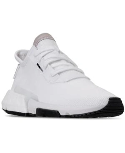 Shop Adidas Originals Adidas Men's Originals Pod-s3.1 Casual Sneakers From Finish Line In Ftwr White/ftwr White/bla