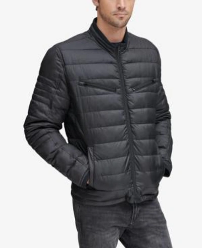 Shop Marc New York Men's Grymes Packable Racer Jacket In Black