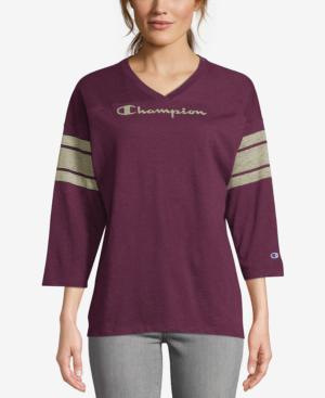 dark purple champion shirt