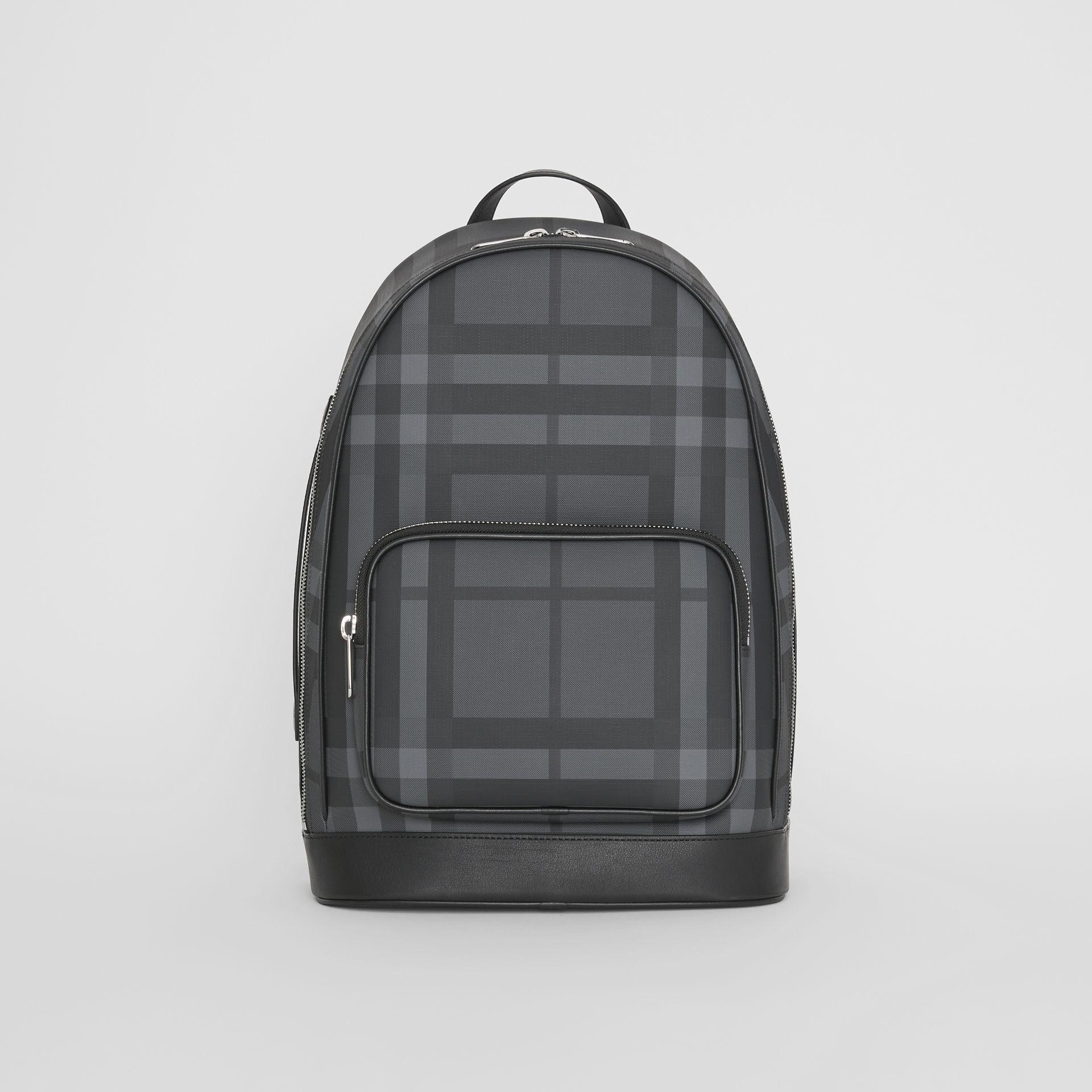 burberry london check backpack