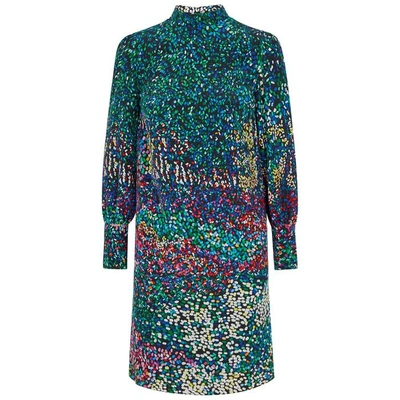 Shop Mary Katrantzou Elsie Printed Silk Dress In Multicoloured