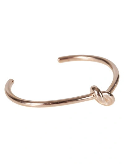 Celine Céline Knot Thin Bracelet In Rose Gold | ModeSens