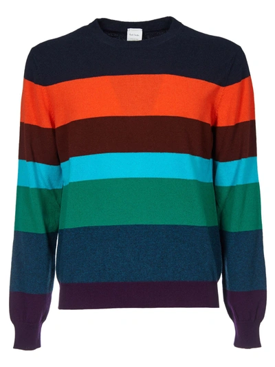 Shop Paul Smith Striped Sweater In Multicolor