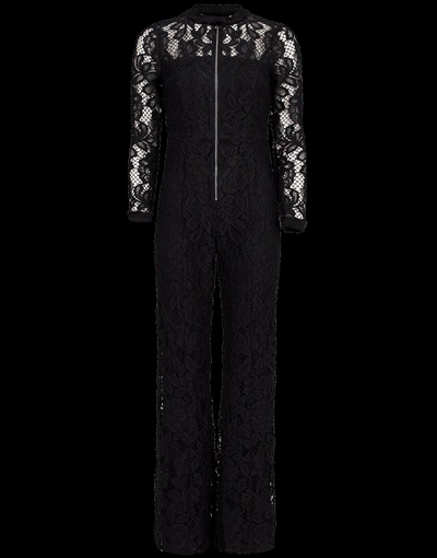 Shop Alexis Emaya Lace Jumpsuit In Black