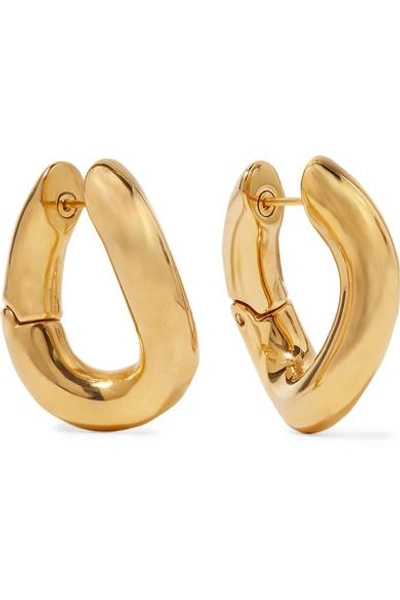 Shop Balenciaga Gold-tone Earrings