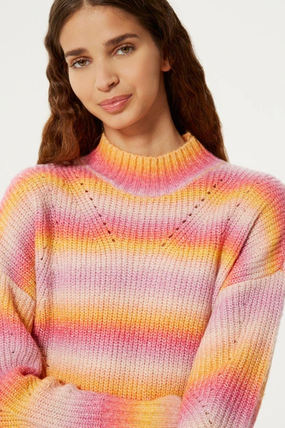 Shop Rebecca Minkoff Pink Multi-color Sweater | Pink Brinkley Sweater |