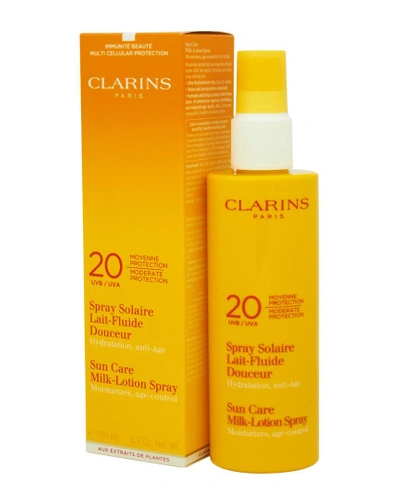 Shop Clarins 5.3oz Spf 20 Sun Care Milk In Nocolor