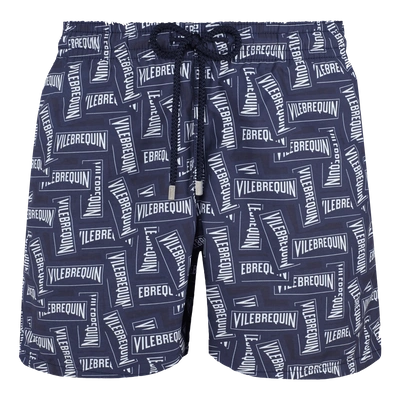 Shop Vilebrequin Men Swimwear - Men Swimtrunks  Labels - Swimwear - Moorea In Blue