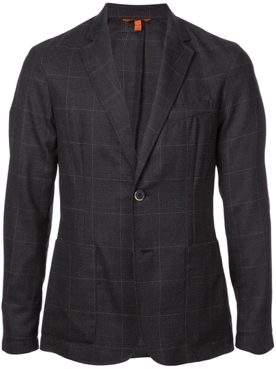 Shop Barena Venezia Barena Checked Blazer - Black