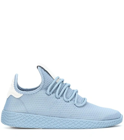 Shop Adidas Originals By Pharrell Williams Tennis Hu Sneakers In Blue