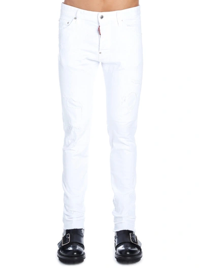 Shop Dsquared2 'cool Guy' Jeans In White