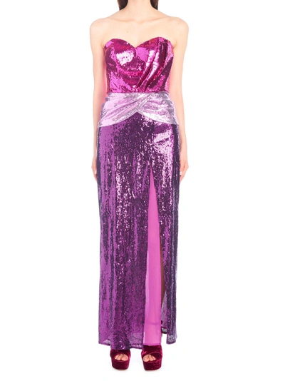 Shop Christian Pellizzari Gown In Purple