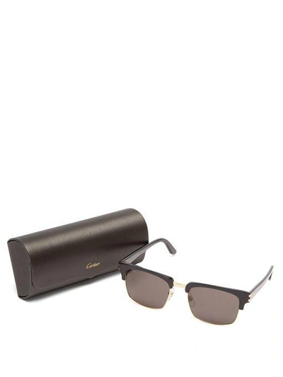 Cartier Men's CT0132S Square Sunglasses