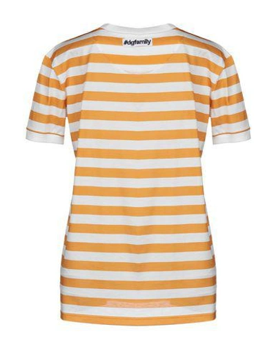 Shop Dolce & Gabbana T-shirts In Orange