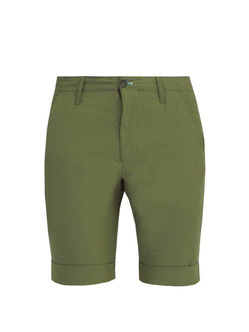 khaki green cycling shorts