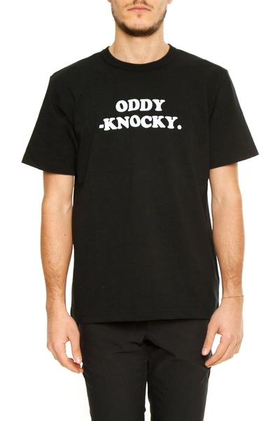 Shop Sacai Oddy Knocky T In Black