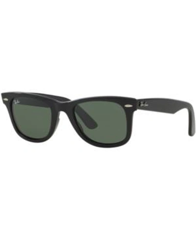 Shop Ray Ban Ray-ban Sunglasses, Rb2140 Original Wayfarer In Tortoise/green