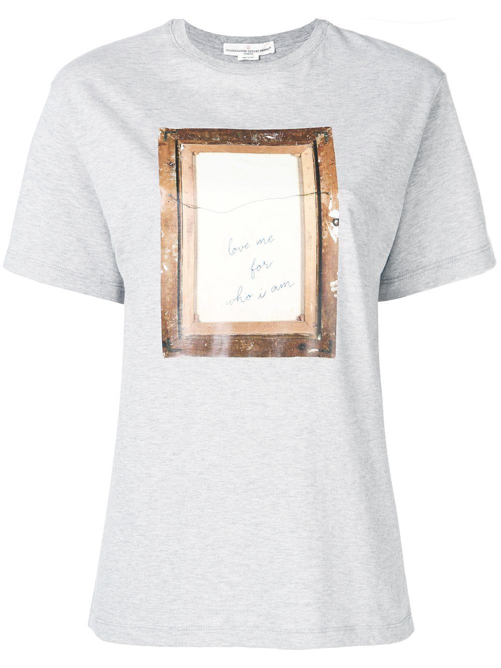 Golden Deluxe Brand Graphic Printed T-shirt - Grey ModeSens