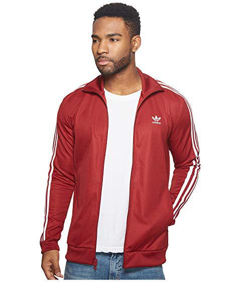 Adidas Originals Franz Beckenbauer Track Top, Rust Red | ModeSens