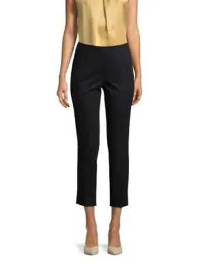 Shop Lafayette 148 Stanton Casual Cropped Pants In Black