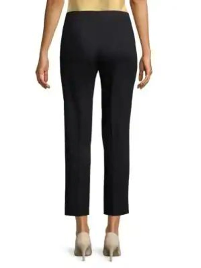 Shop Lafayette 148 Stanton Casual Cropped Pants In Black