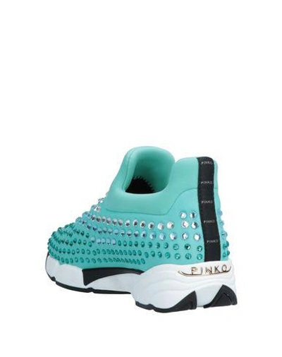 Shop Pinko Sneakers In Light Green
