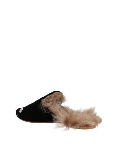 Shop Gia Couture Mules In Black