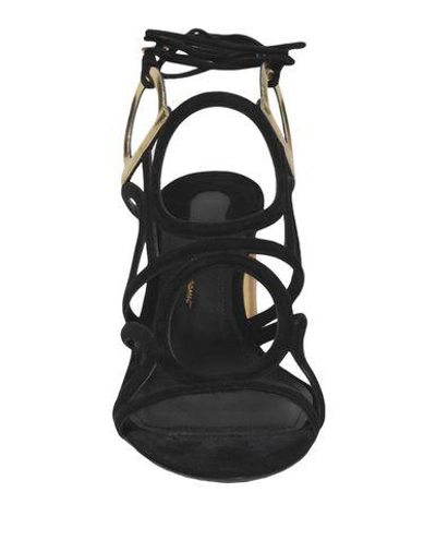 Shop Ferragamo Sandals In Black