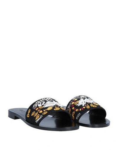 Shop Dior Sandals In Black