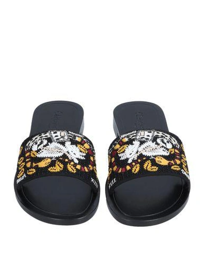 Shop Dior Sandals In Black