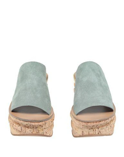 Shop Chloé Sandals In Light Green