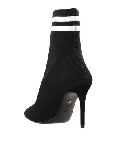 Schutz Sock Ankle Boots In Black