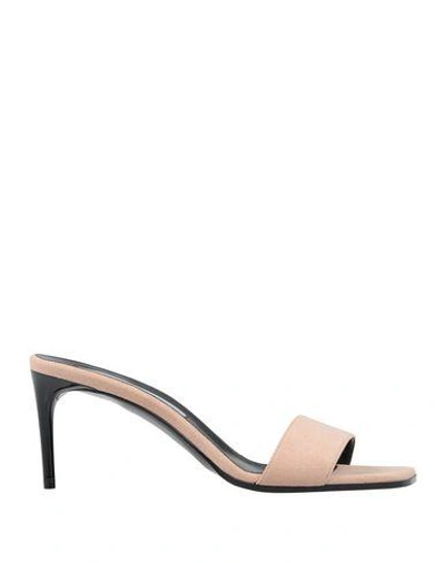 Shop Stella Mccartney Sandals In Pale Pink