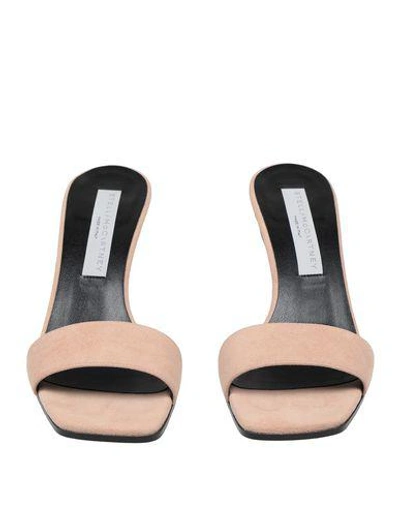 Shop Stella Mccartney Sandals In Pale Pink