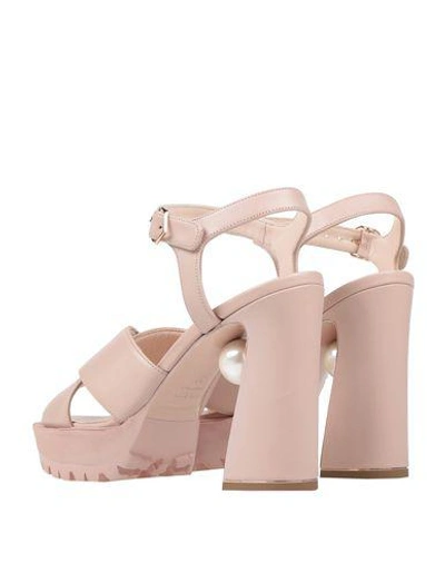 Shop Nicholas Kirkwood Sandals In Light Pink