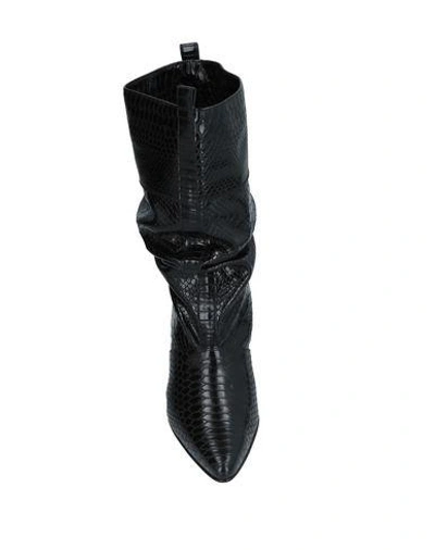 Shop Stella Mccartney Woman Ankle Boots Black Size 6.5 Textile Fibers