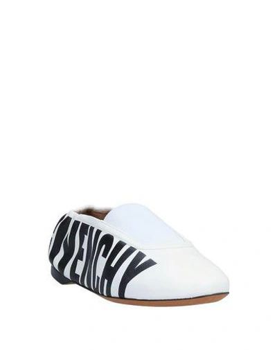 Shop Givenchy Ballet Flats In White