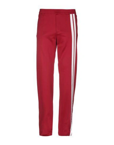 Shop Valentino Garavani Man Pants Red Size 32 Polyester, Cotton