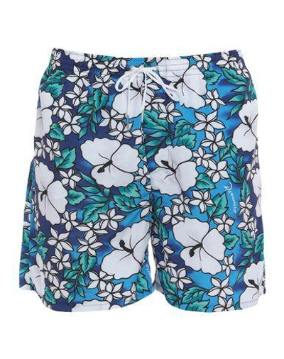 Shop Dsquared2 Swim Shorts In Bright Blue
