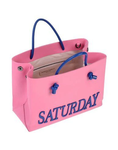 Shop Alberta Ferretti Handbag In Fuchsia