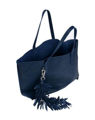 Shop P.a.r.o.s.h Handbag In Slate Blue