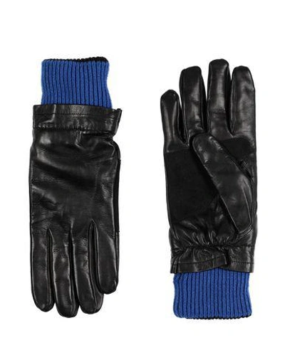 Shop Ami Alexandre Mattiussi Gloves In Black
