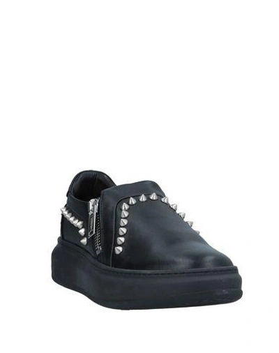 Shop Les Hommes Sneakers In Black