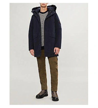 49 Winters 的 克利夫顿 外壳-下 夹克 In Navy/navy